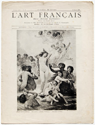 antique print from l'art francaise